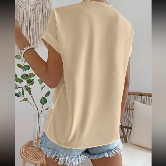 Boho lace detail batwing sleeve blouse - Picture 16 of 16